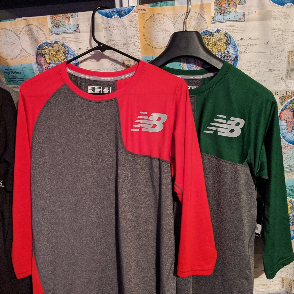**SOLD*Ne Balance shirts 3/4 sleeve (package deal)